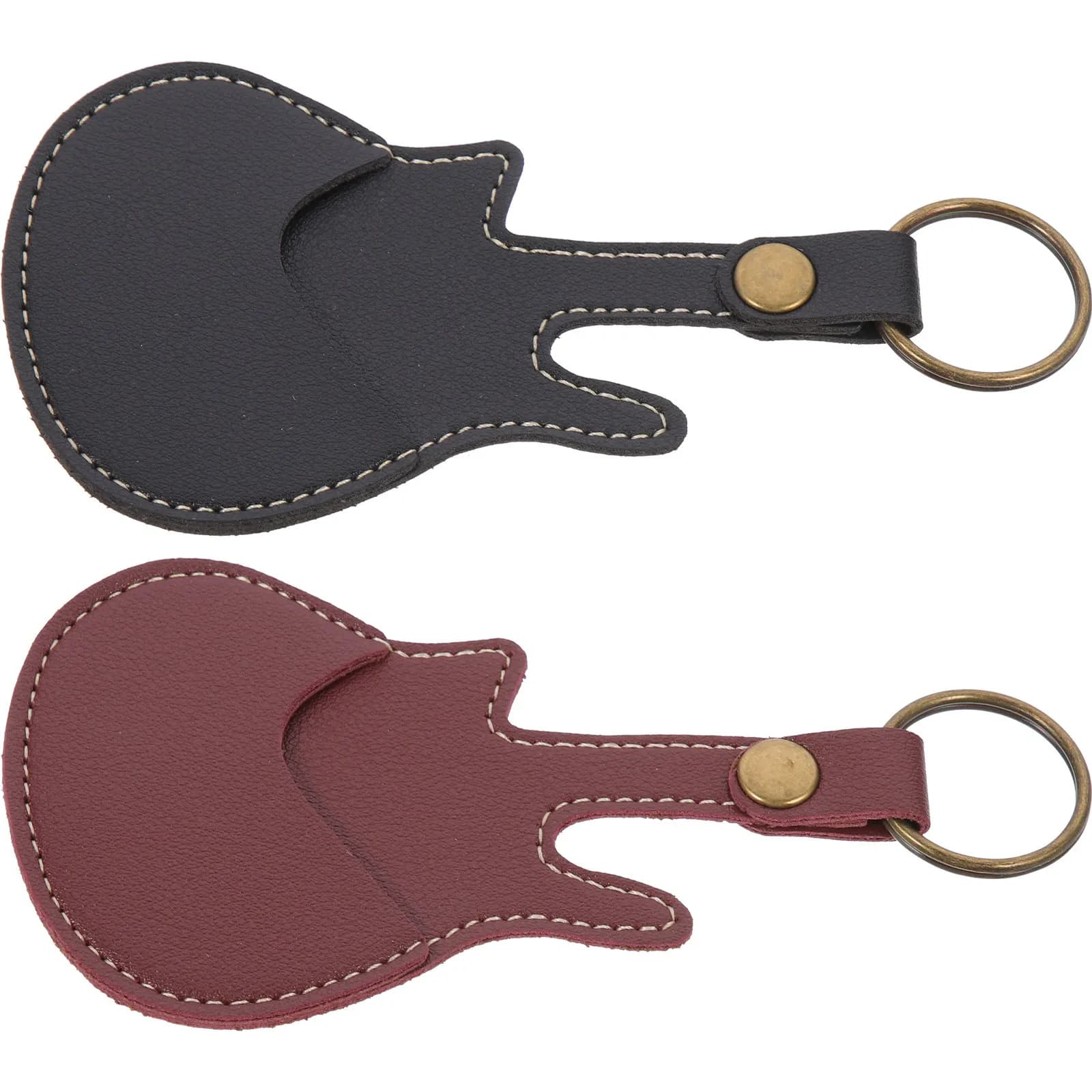 2Pcs Guitar Plectrum Bag Compact Storage for Picks Capo Ukulele Electric Guitar Accessories Travel Friendly