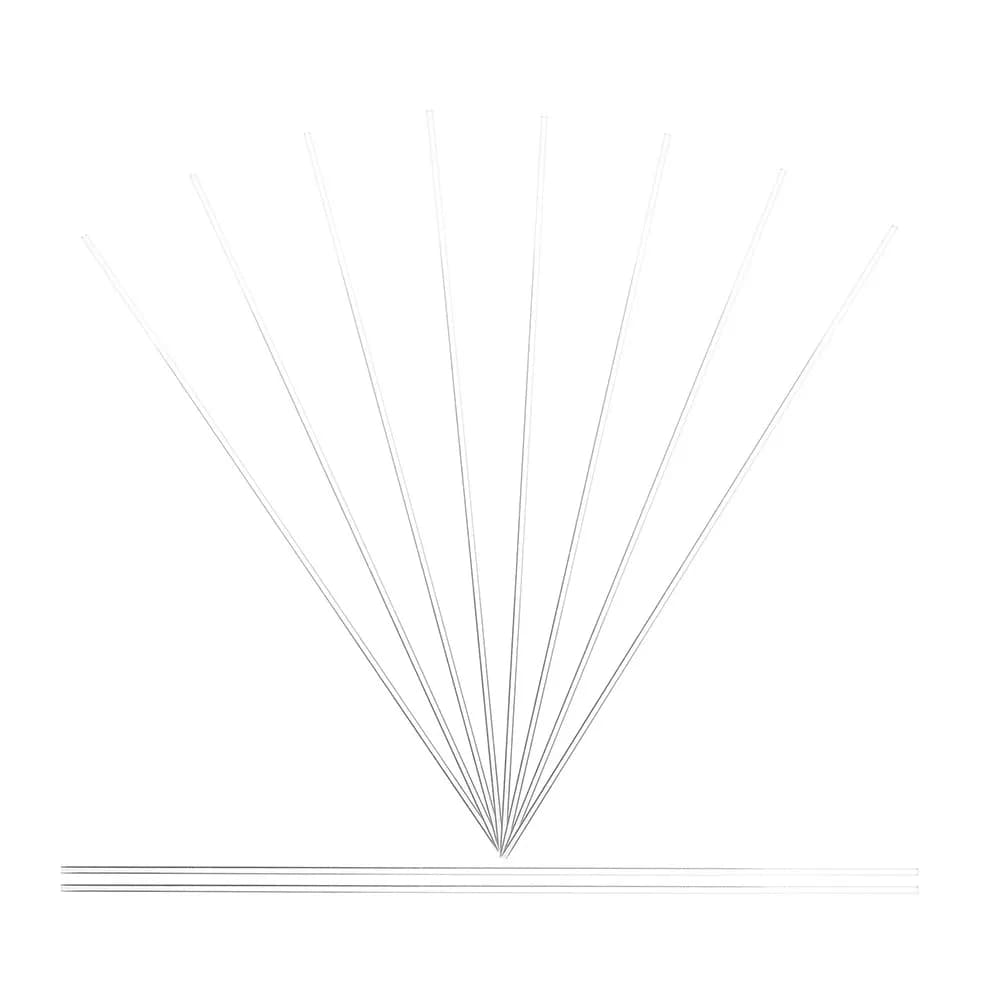 10Pcs Acrylic Plant Stakes 45Cm Transparent Garden Support Stakes for Climbing Vines Tomato Potted Plants Flower Stems Landscape