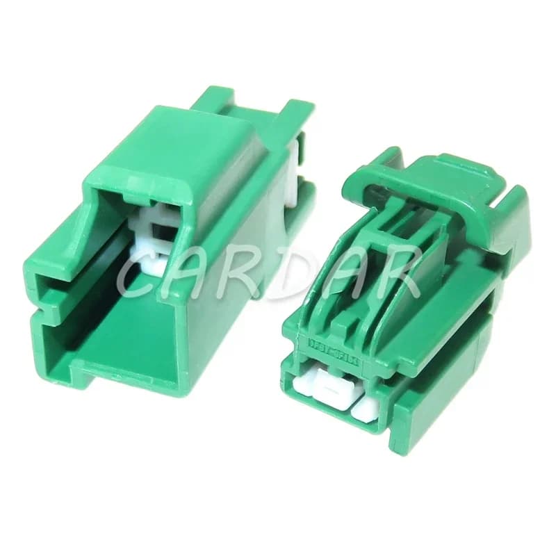 Set di 2 Connettori Elettrici Automobilistici 7283-6444-60 7282-6444-60 Verdi, Assemblaggio Presa di Alimentazione AC, Accessori Auto
