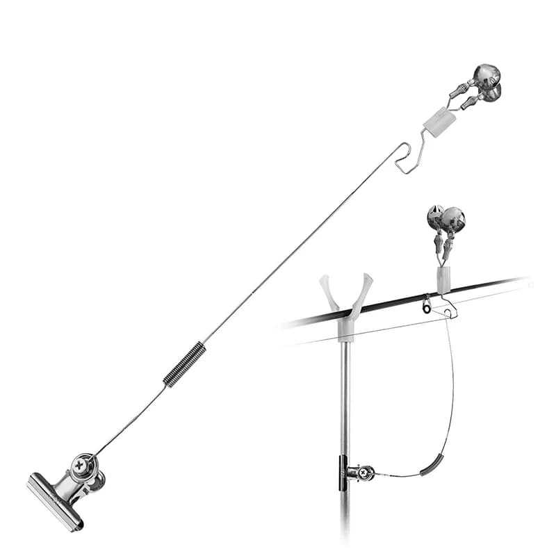 NUOVO 1 Pezzo Campanello da Pesca Allarme Mordente in Acciaio Inossidabile per Canna da Pesca, Allarme Mordente per Esche, Attrezzatura da Carpfishing Anti-corrosione e Anti-ruggine