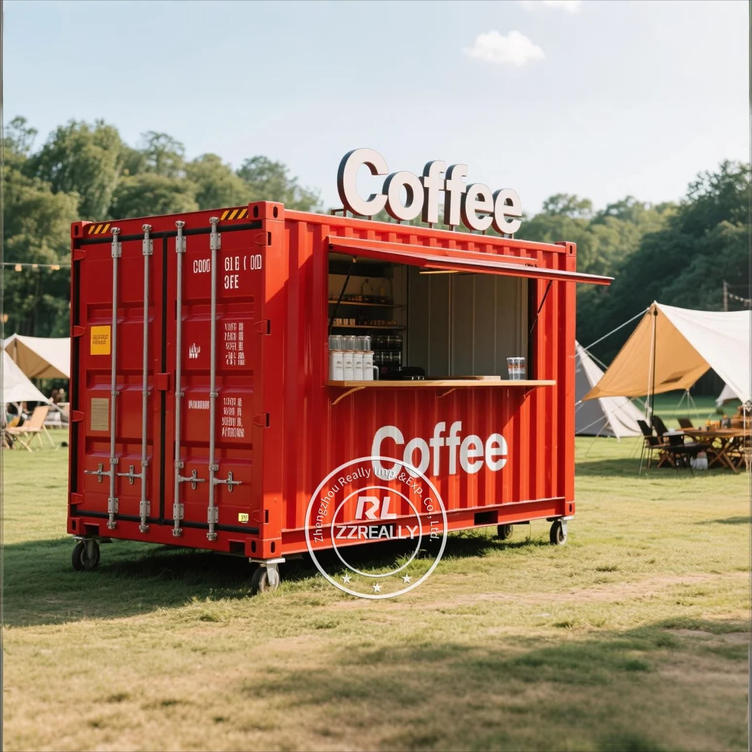 2025 Contenitore mobile per stalla di cibo personalizzabile Ristorante Coffee House Contenitore bar per vendite di cibo di strada invernale