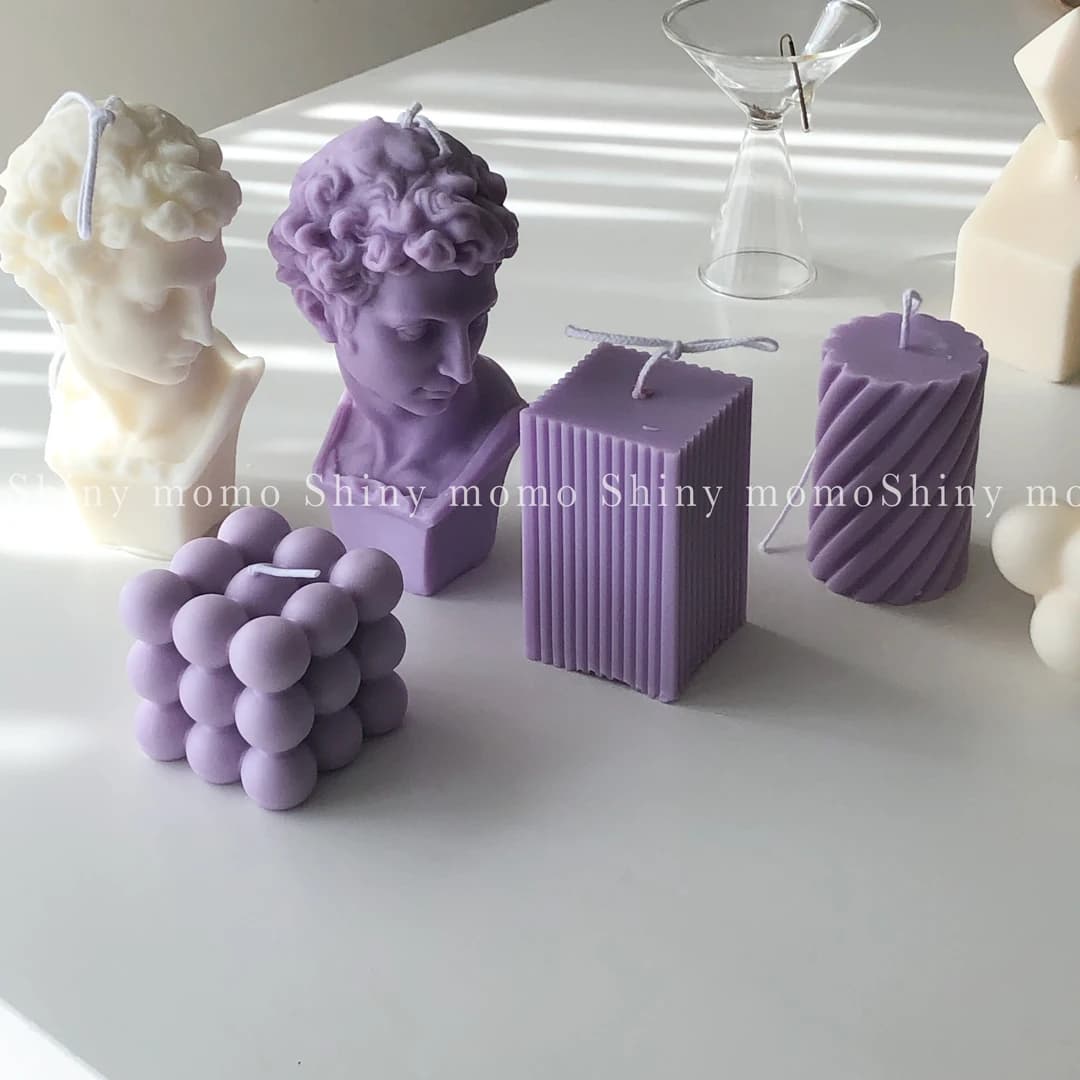 Candles Ins blogger handmade, famous candles on the Internet of the purple series