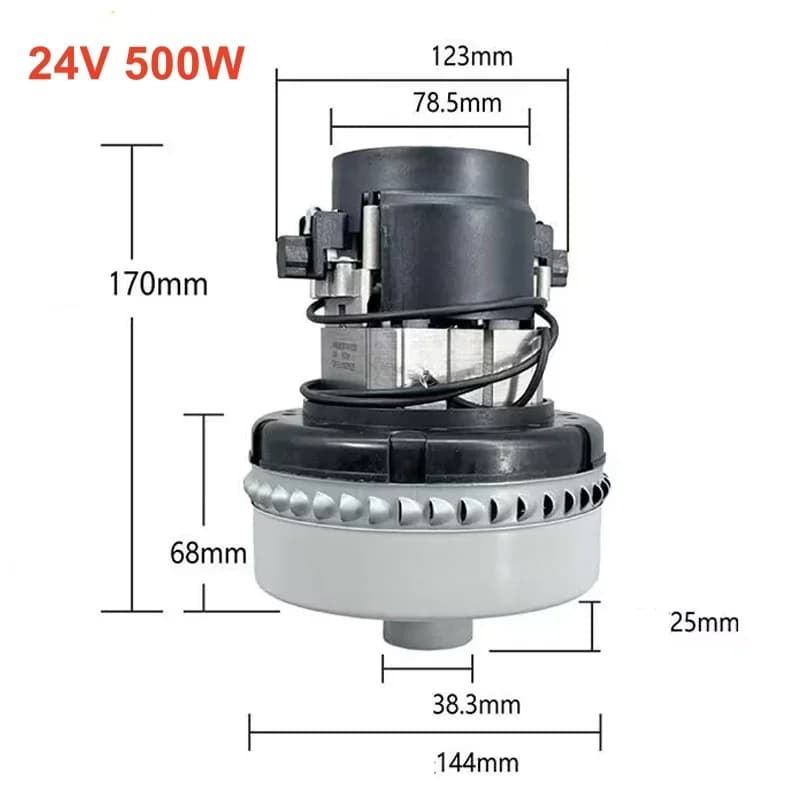 24V 500W for Karcher Jieba Weiba Vacuum Cleaner Motor Washing Machine Motor Suction Motor