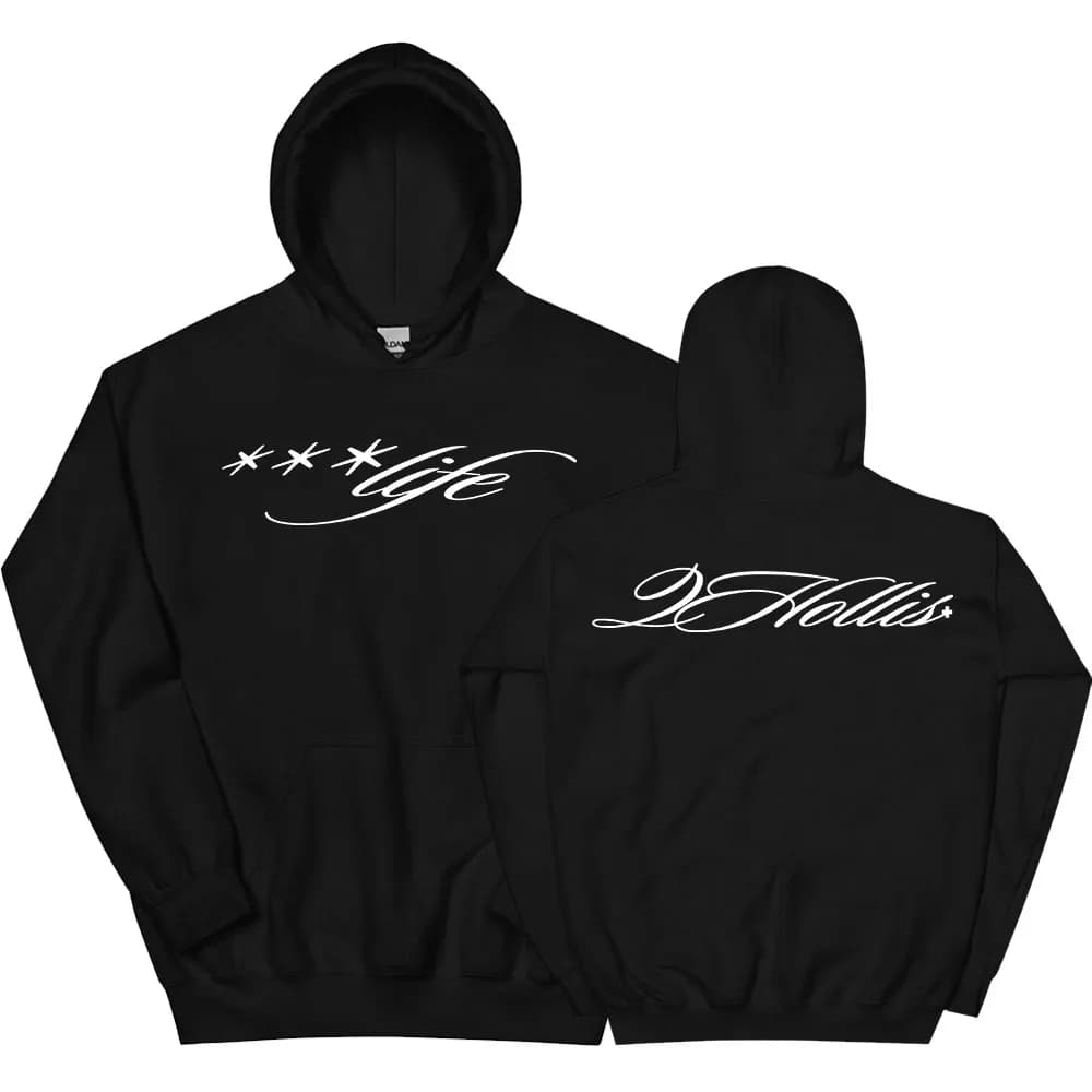 2hollis ***Life Script Felpa con cappuccio Uomo Donna Abbigliamento con cappuccio Manica lunga Pullover larghi in pile caldo Autunno 2025 Sudaderas Felpa con cappuccio maschile