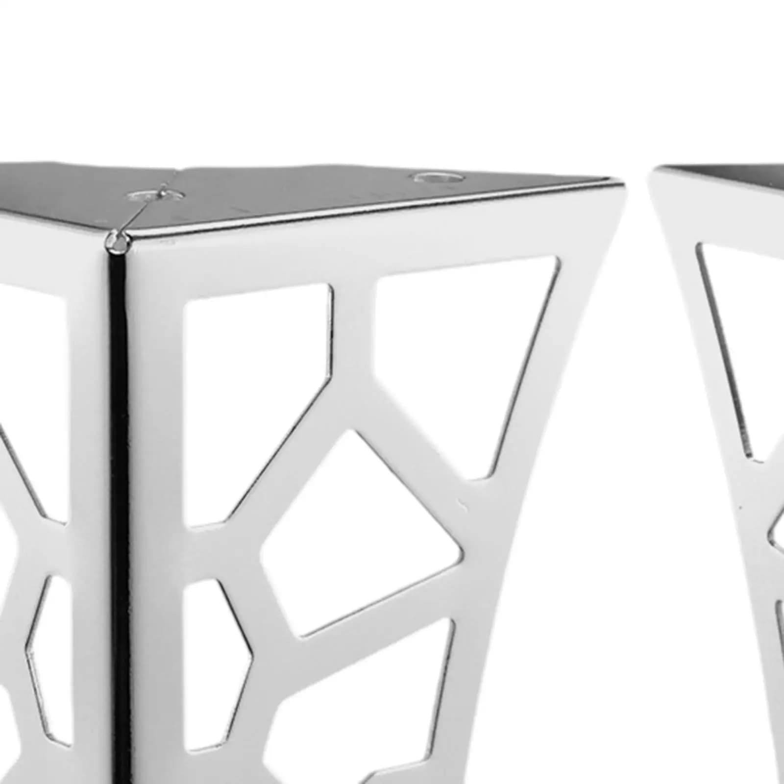 4 Pezzi Gambe in Metallo per Mobili, Gambe per Divano, Facile Installazione, Supporti Classici per Libreria, Armadio, Divano, Tavolo