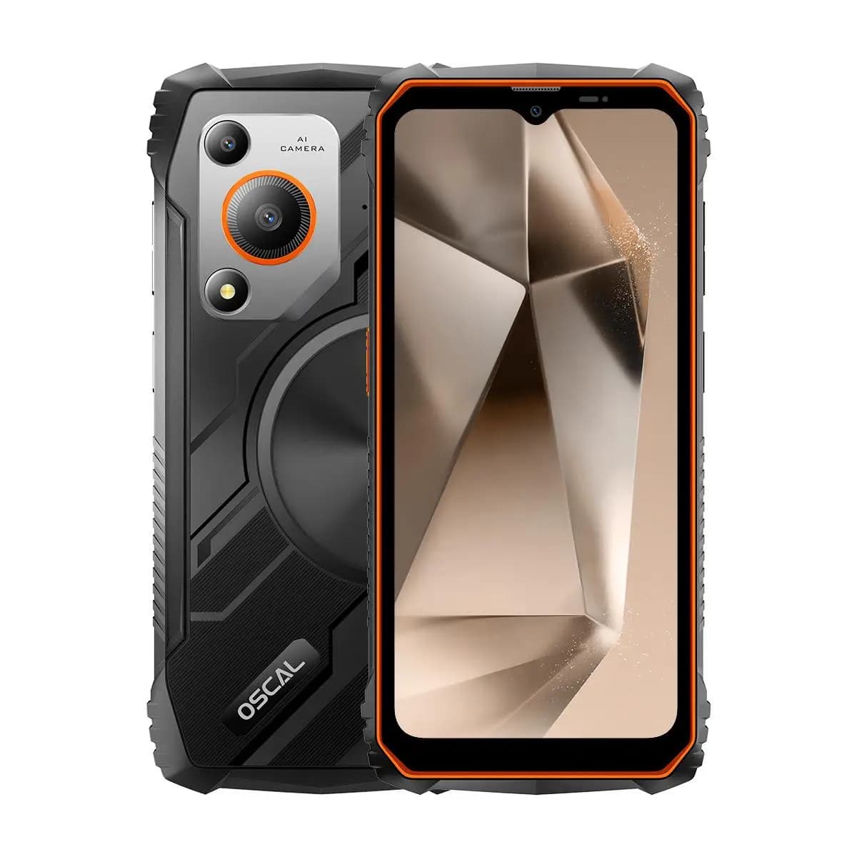 Blackview Oscal Marine 1 Smartphone 6.56'' HD+ Display 90Hz 4GB 128G 16MP Fotocamera 5100mAh Android 15 4G Telefono cellulare