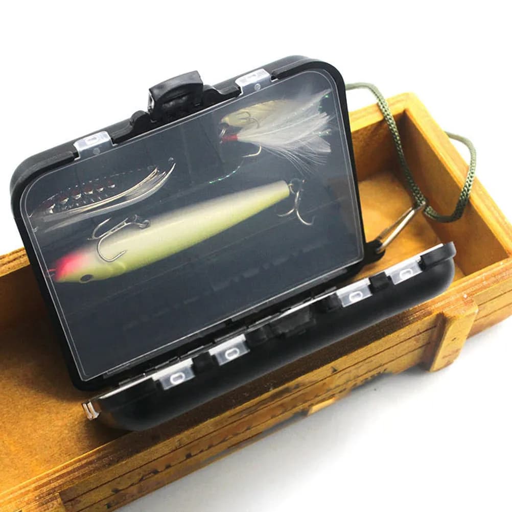 Set di 3 Scatole Porta Esche Premium, Organizzatore per Attrezzatura da Pesca Portatile con Divisori per l'Organizzazione degli Accessori