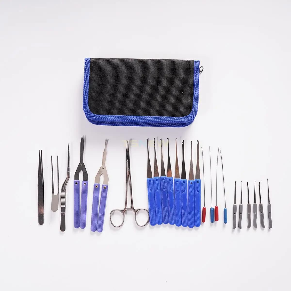 Set di strumenti per l'estrazione delle chiavi domestiche – Kit di riparazione della serratura all-in-one con chiavi di tensione per la rimozione delle chiavi rotte fai-da-te