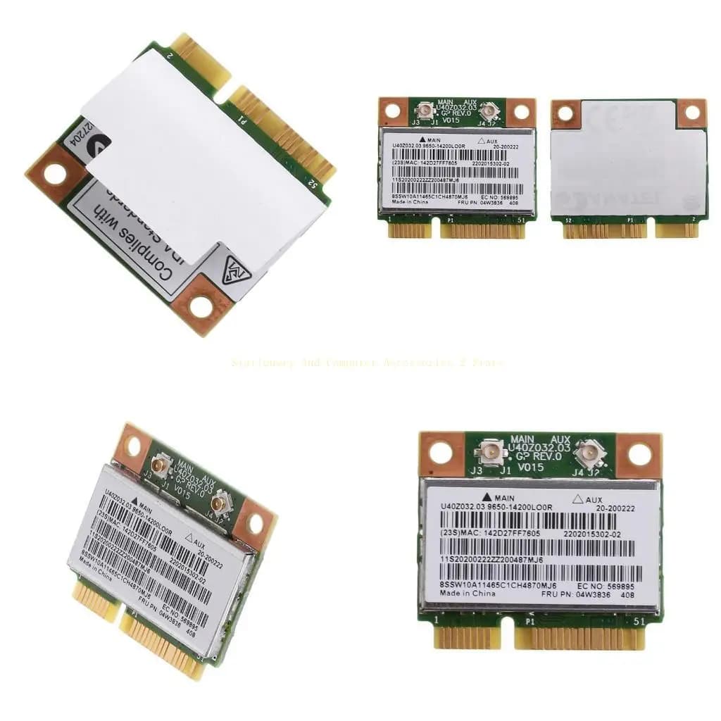 Scheda rete wireless Mini PC-E, scheda LAN dual-band BT4.0 da 2,4/5 GHz