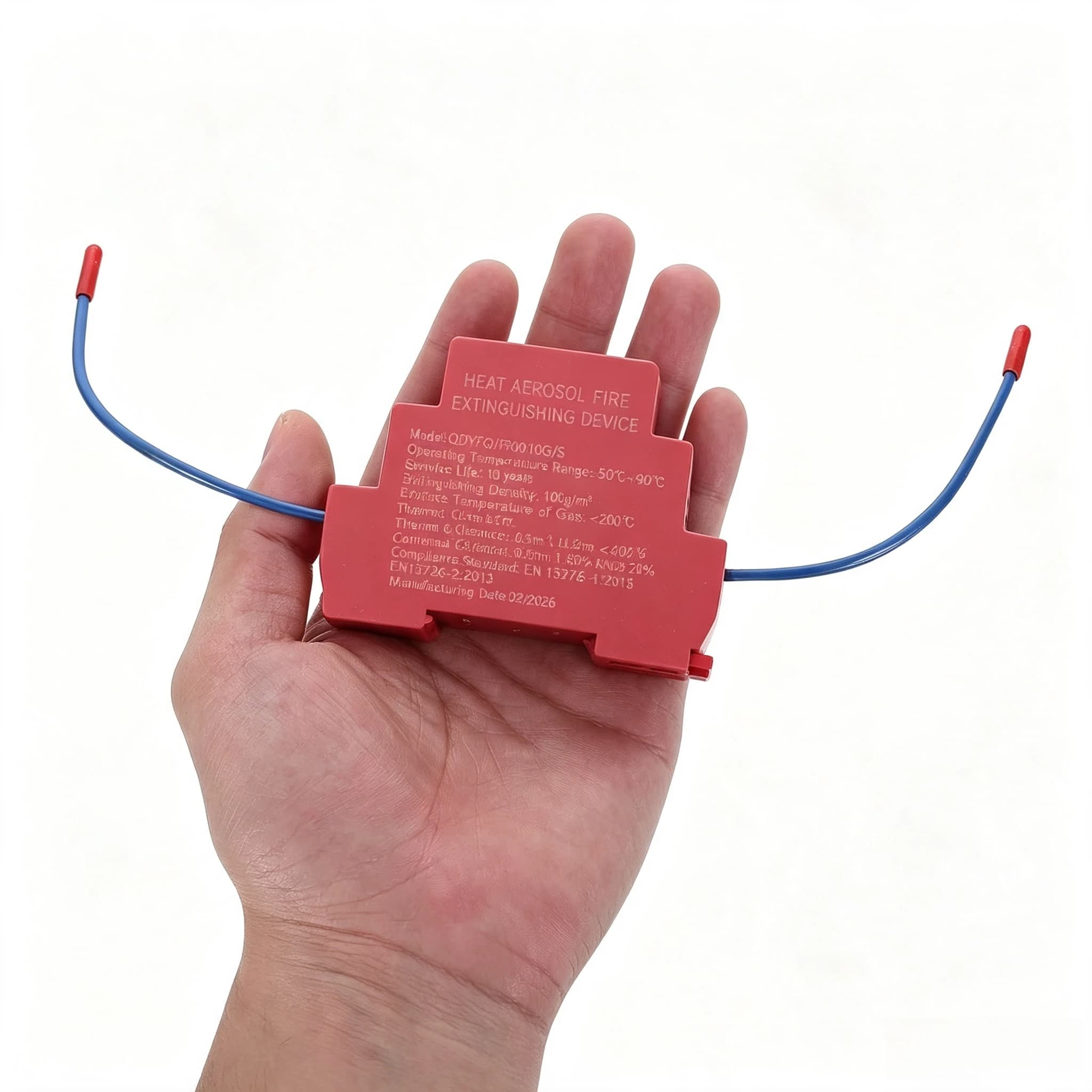 1 Pcs Mini Thermal Triggered Mini Aerosol Fire Suppression Module Cabinet Mount Automatic Fire Extinguishing Equipment