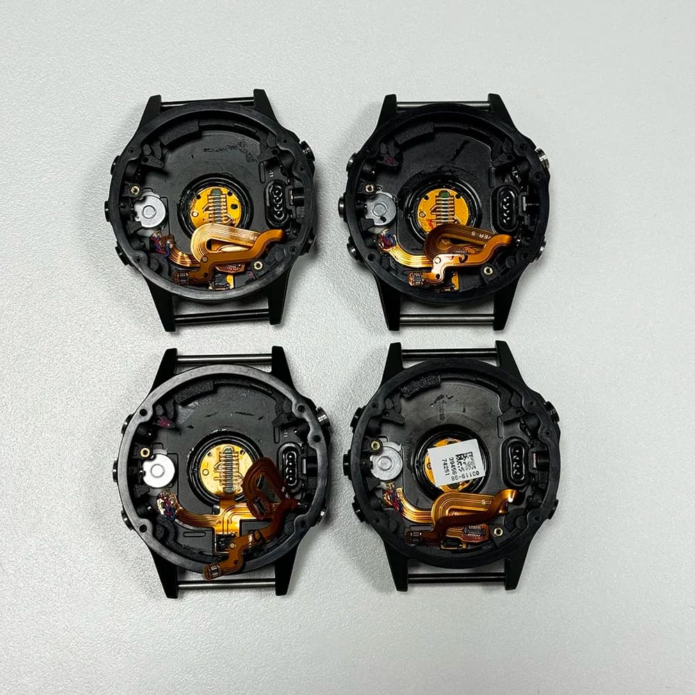 For GARMIN Fenix 5 Fenix 5 Case with back cover in sapphire with central frame with heart rate sensor Lower cover Charging door Part