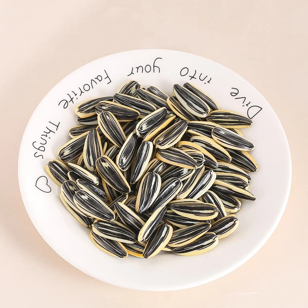 10 pcs artificial melon flower sun seeds plastic mini fruit nuts supplies figurines food fake ornament craft decoration simulation