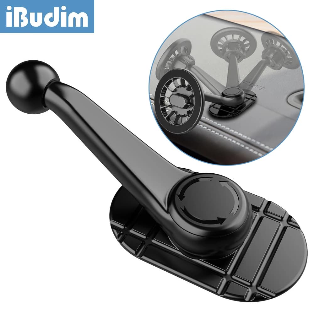 IBudim supporto per telefono da auto Base adesiva 17mm testa a sfera cruscotto per auto supporto per staffa per cellulare supporto per auto supporto per cellulare
