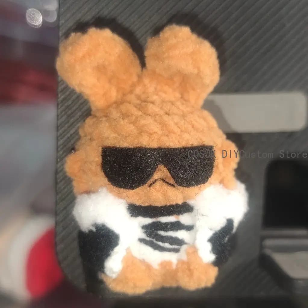Gioco Arknights Siege Anime Kawaii Coniglio Cosplay Giocattolo Fatto a Mano Mini Bambola all'Uncinetto Ciondolo Ornamento Regalo per i Fan
