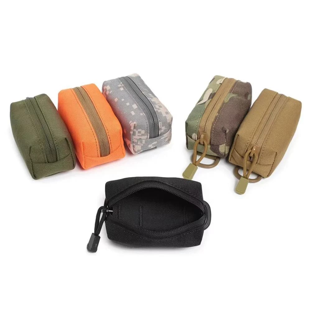 Mini Case Molle Wallet EDC Small Outdoor Hanging Bag Waist Belt Handbags Portable Key Case for Camping Hiking