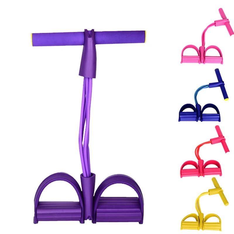 4 Phases of fitness for tube Pedal in latex Ginnico Sit-up Pull Rope Expansion Elastic Waxes Yoga Pilates Training Equipment