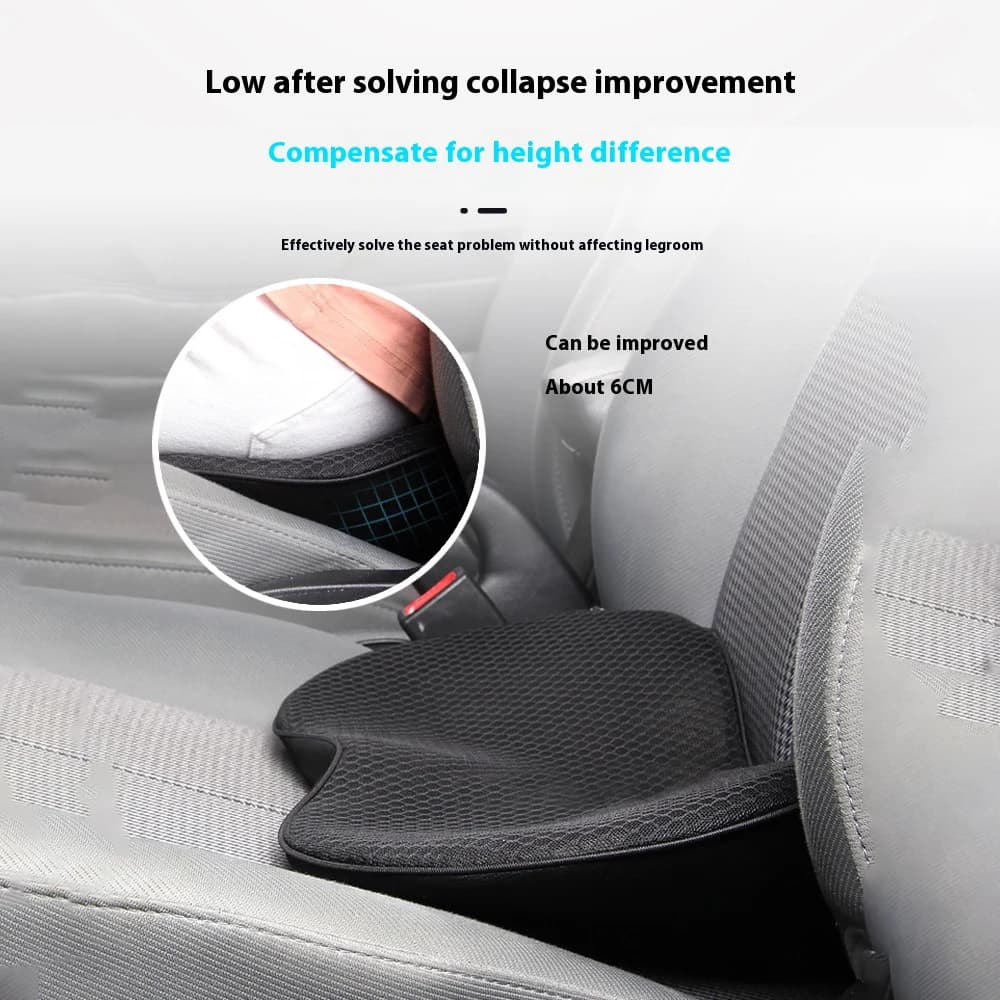 Cuscino di Supporto Lombare per Sedia da Ufficio, Cuscino Lombare in Memory Foam per Alleviare il Dolore alla Parte Bassa della Schiena (Nero)
