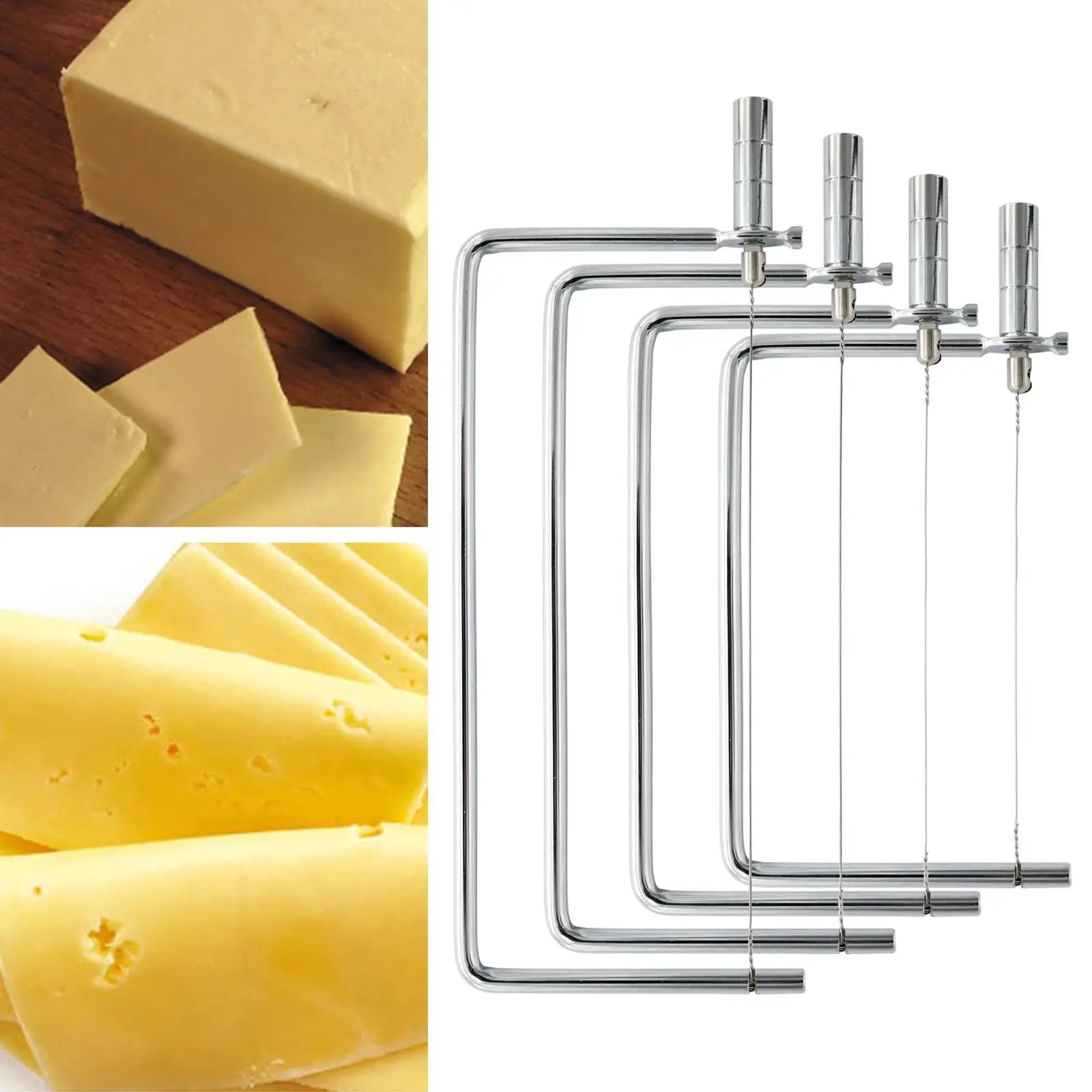 Tagliere per formaggio con filo in ferro, per affettatura rapida, facile da pulire, per la preparazione degli alimenti