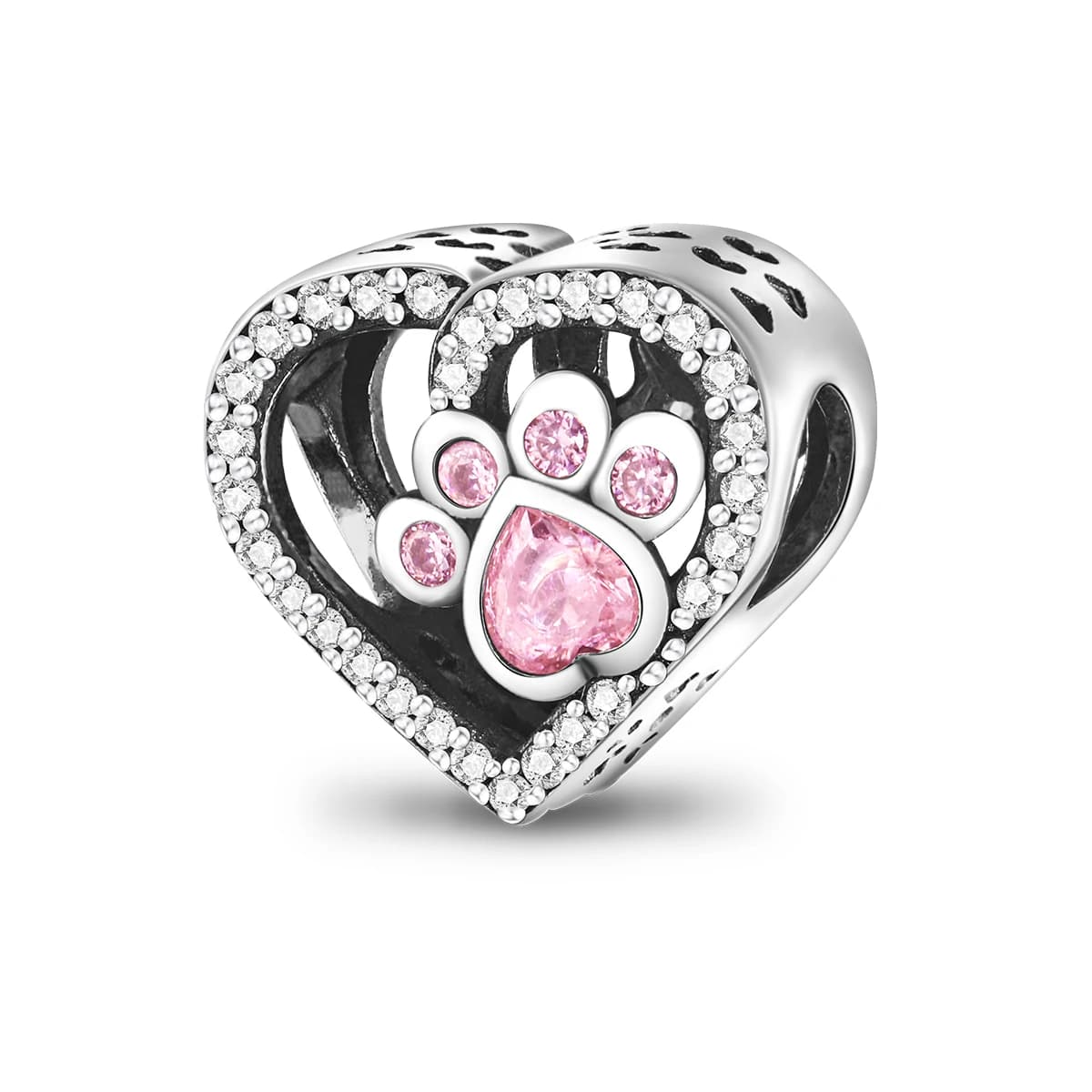Pendants shaped like legs, bones and hearts, compatible with bracelets and 3 mm necklaces, for women, luxury pendant, for the creation of DIY jewelry, refined gifts.