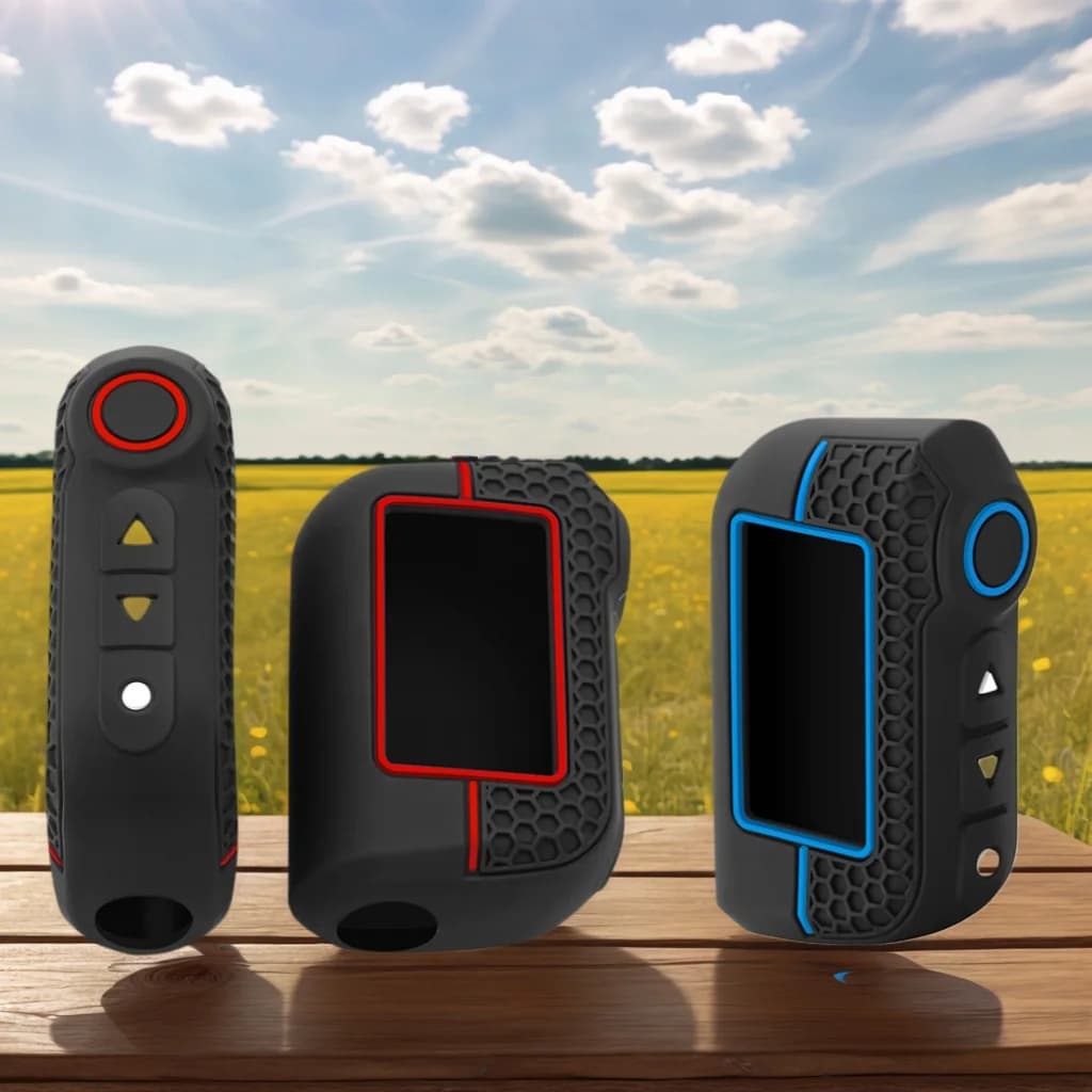 NUOVA custodia per chiave per auto in silicone Shell Fob per Starline A93 versione russa portachiavi per telecomando LCD per allarme auto bidirezionale