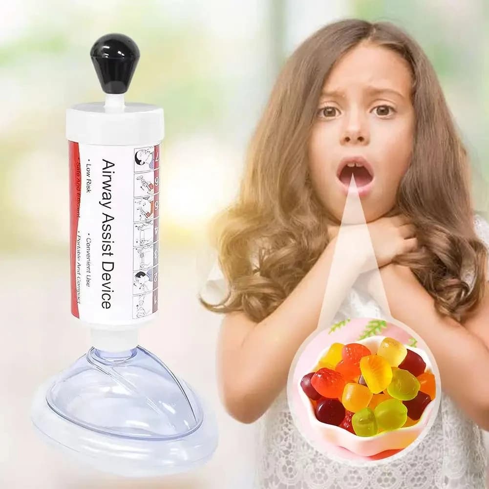 Dispositivo portatile per ipossia di emergenza, pronto soccorso per la vita migliorato, attrezzatura sottovuoto anti asfisia, kit di pronto soccorso per maschera per adulti e bambini