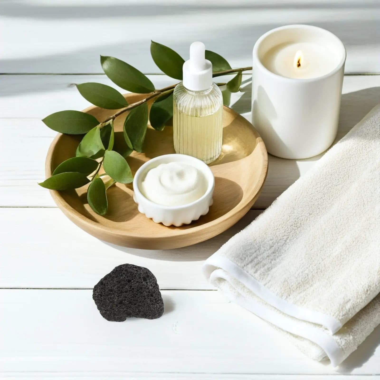 Natural Rock Essential Oils Absorber, House Decoration, Living Room, Bedroom, Office, Desk, Spa