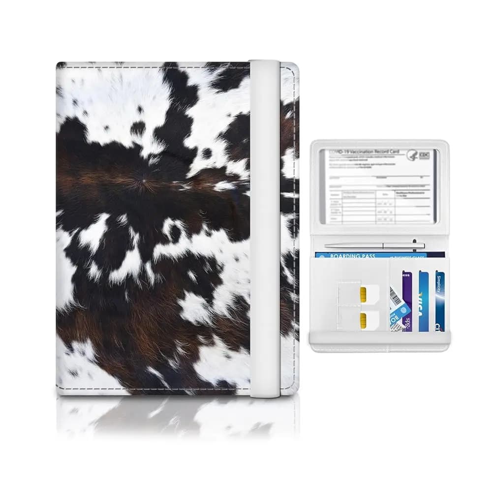 Porta Passaporto per Accessori da Viaggio, Custodia Porta Passaporto in Pelle Premium con Protezione RFID, Accessori Indispensabili per il Viaggio