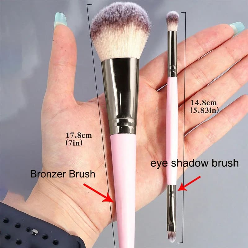 Set di Pennelli per Trucco per Blush e Ombretto, Strumenti di Bellezza Professionali, Set Completo di Pennelli Cosmetici dalla Cina Continentale