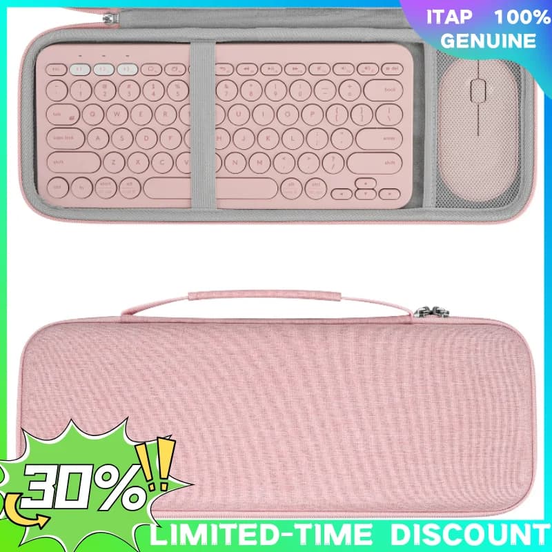 New custom Geekria mechanical keyboard bag compatible with Logitech K380 PEBBLE Mouse 2 protection package