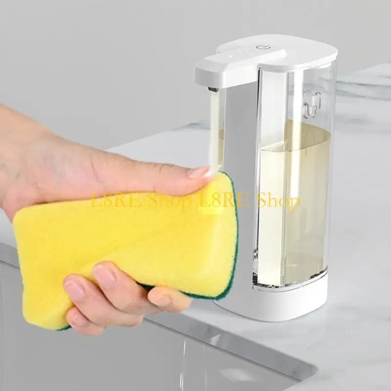 Dispenser sapone touchless L8RE ricaricabile tramite USB con sensore movimento montato a parete perfetto per e