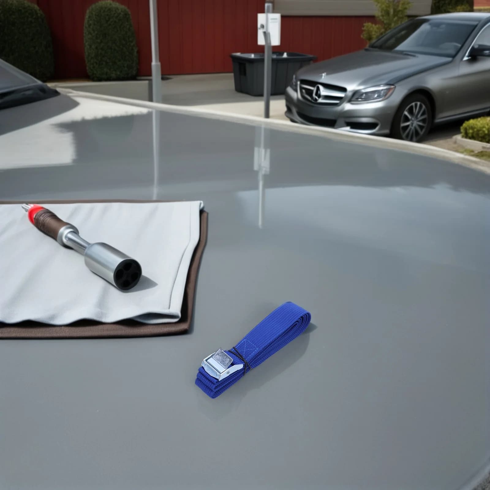 6 pezzi cinghie di ancoraggio in poliestere legare il carico fibbia resistente a sgancio rapido per kayak bagagli sul tetto dell'auto paddle board sicuro
