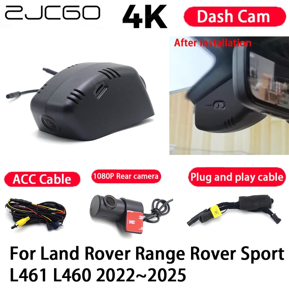 Auto 4K Plug and Play Dash Cam Videoregistratore Visione Notturna per Land Rover Range Rover Sport L461 L460 2022-2025