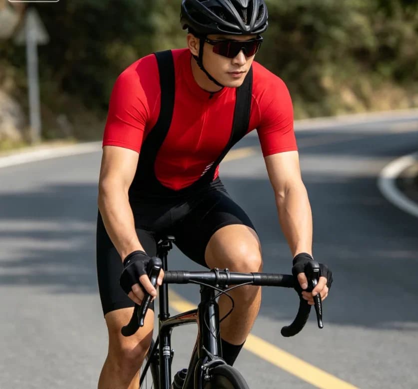 Nuovo Set Estivo 2023 per Uomo, Maglia a Maniche Corte e Pantaloncini, Abbigliamento da Ciclismo, Completo da Triathlon, Uniforme da Bici
