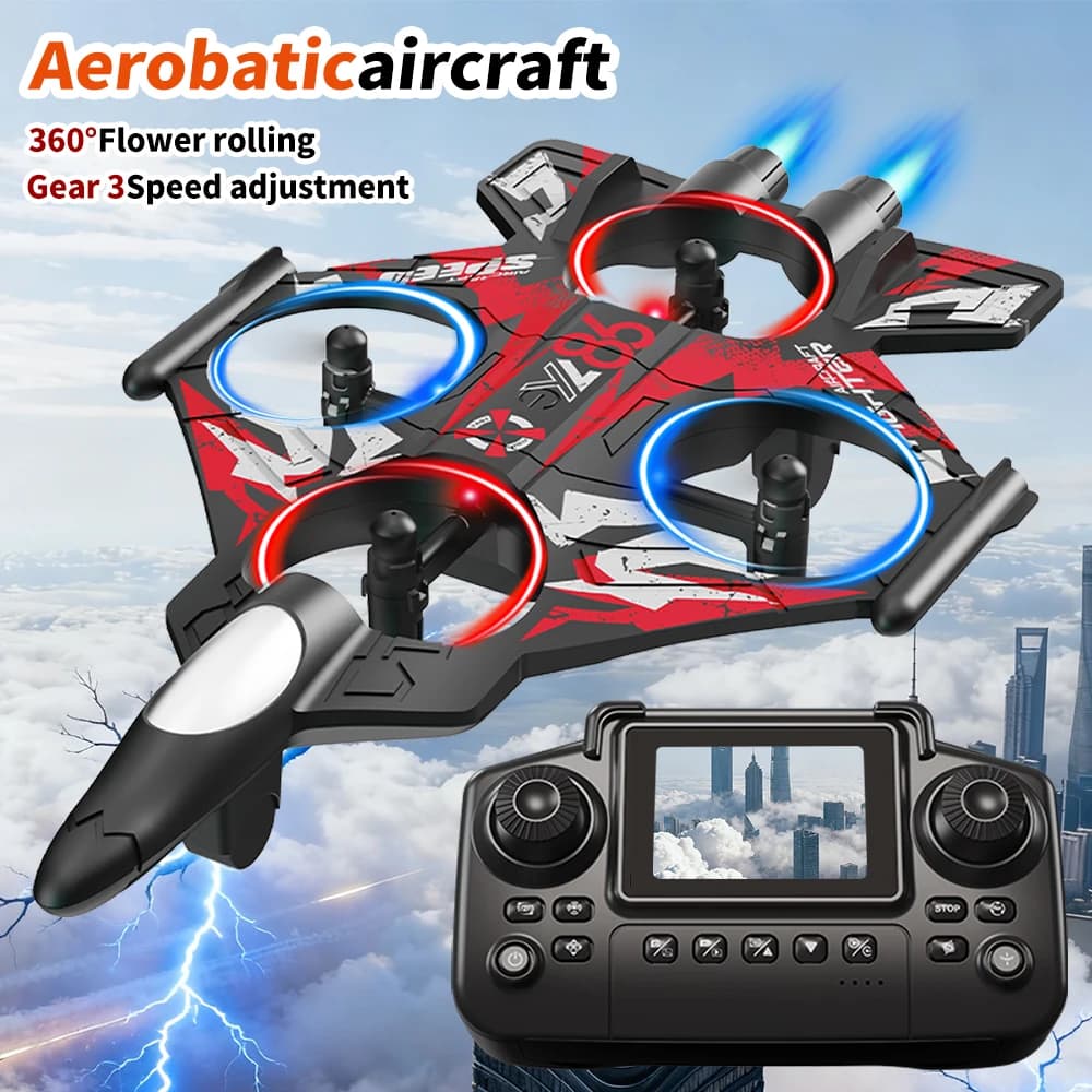 YL85 / YL86 Aereo RC, con telecamera per YL86, 360 ° Caccia in schiuma Rolling Hover, luce LED con controllo WIFI, regalo giocattolo per ragazzi