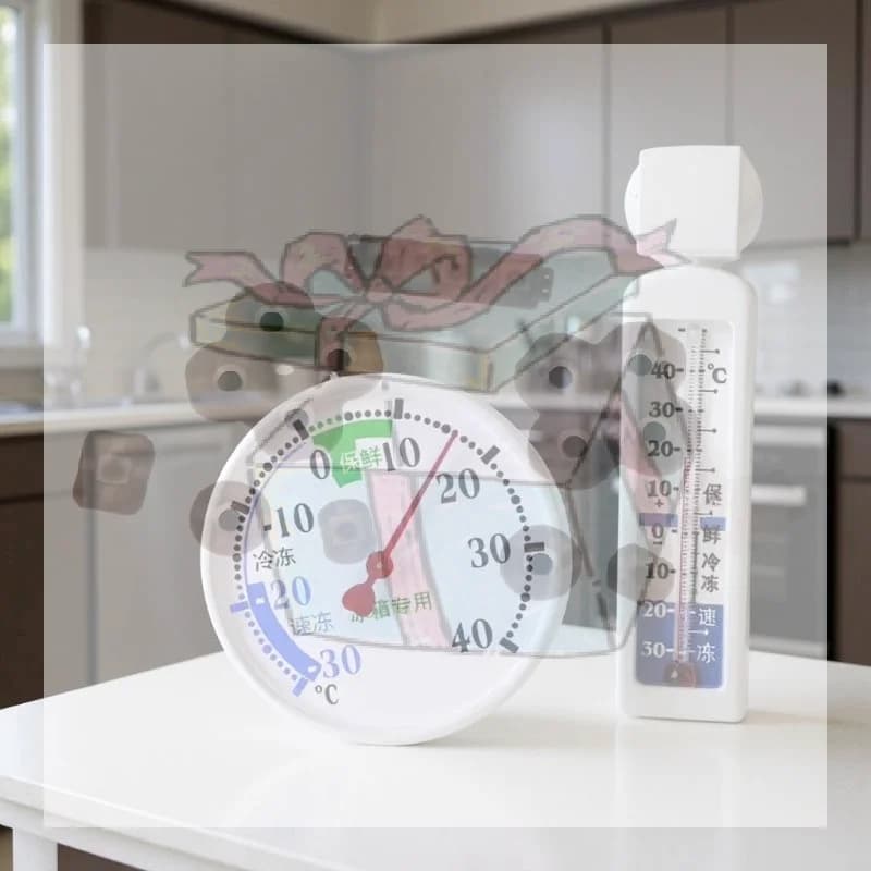 【CC】Refrigerator Freezer Fridge Refrigeration Temperature Gauge Home Use Kitchen Accessories Tools
