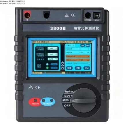 ETCR3800A/B Lightning Protection Component Tester Varistor/Discharge Tube/Insulation Resistance Test Table