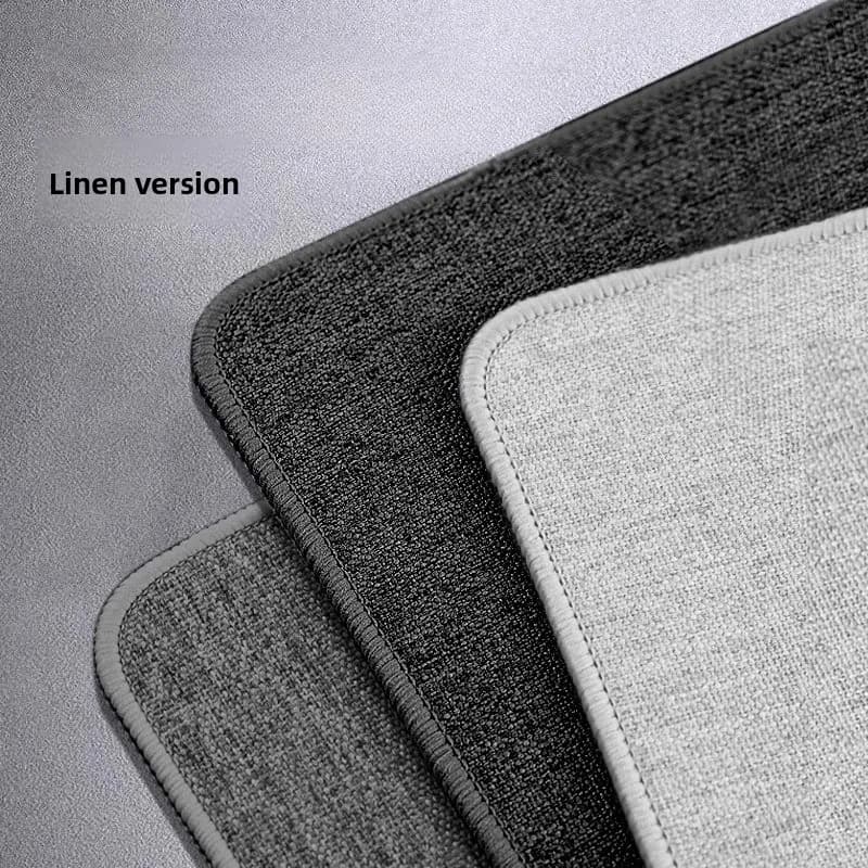 XXL mouse mat made of cotton and linen rubber Mouse mat big desk mat PC desktop mat computer keyboard mat