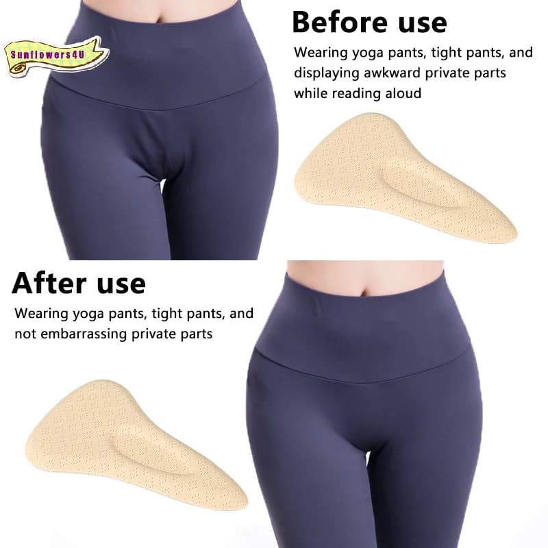 1 Pcs Camel Toe Concealer Pad Reusable Traceless Invisible Soft Sponge For Women Leggings Swimwear Activewear Yoga Cover Pad
