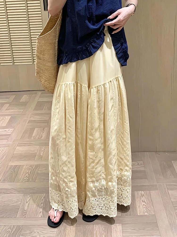 Pantaloni a gamba larga eleganti casual da donna, stile coreano, ampi e snellenti, estivi, a vita alta, a tubo dritto