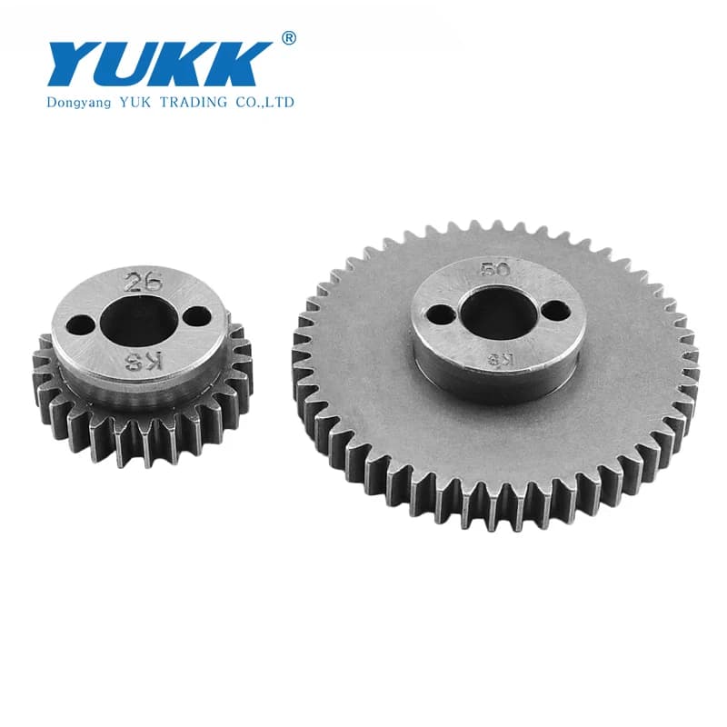 141374000 ( # 26) + 141386000 ( # 50) Kit cambio ingranaggi adatto per macchine da cucire Brother LH4-B814, HM-818A con fori per bottoni 77 / 283 punti