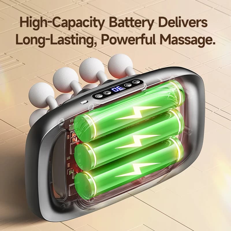 Top Selling Handheld Electric 16 Heads Deep Tissue Massage Gun 3 Modes Relaxation Recover Massager Body Fascia Gun