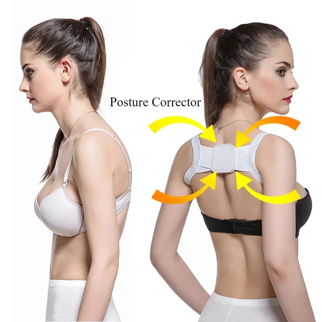 Correttore postura posteriore invisibile Trainer Spalla regolabile Supporto per spalla Supporto dritto Clavicola adatta per adulti
