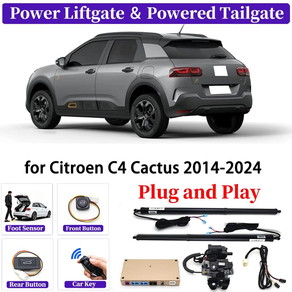 For Citroen C4 Cactus 2014-2024 OEM Automatic Electric Door Kit Smart Auto Electric Door System Electric Plug and Play