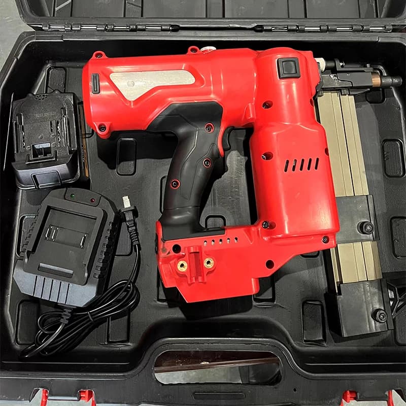 Chiodatrice a Batteria agli Ioni di Litio Ideale per Installazioni Idrauliche/Fissaggi/Installazione di Porte e Finestre Chiodatrice Automatica per Strisce di Plastica