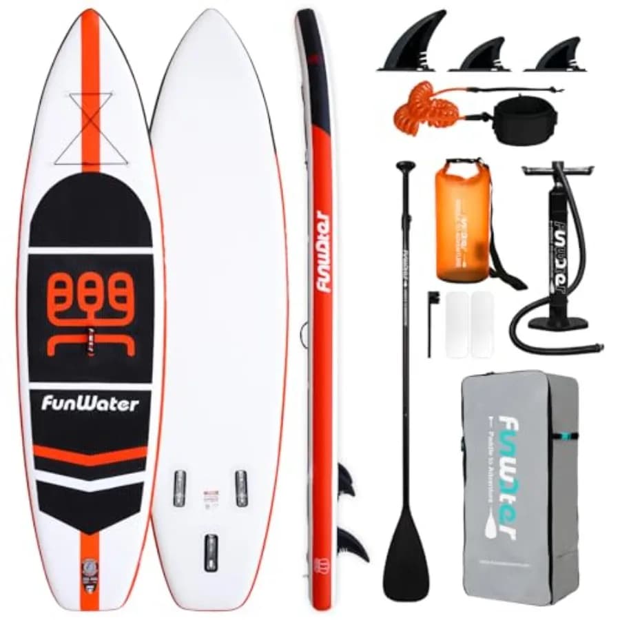 Stand Up Paddle Board for outdoor water sports, ultra-light inflatable PVC material, blue-gray color, includes full SUP accesso