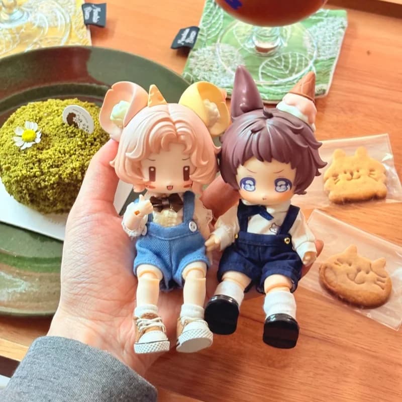 COME4FREE Bambole BJD Articolate in Scala 1/12, Serie Dessert Kindergarten, Blind Box, Action Figure Anime da Collezione Carine per Bambole