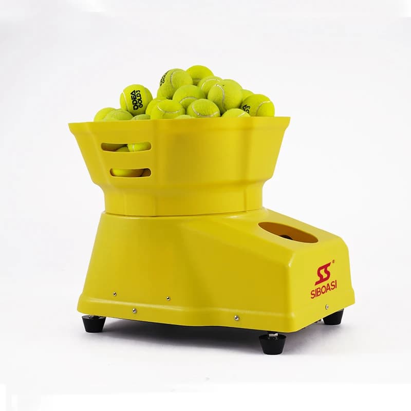 Mini macchina per palline da tennis con telecomando