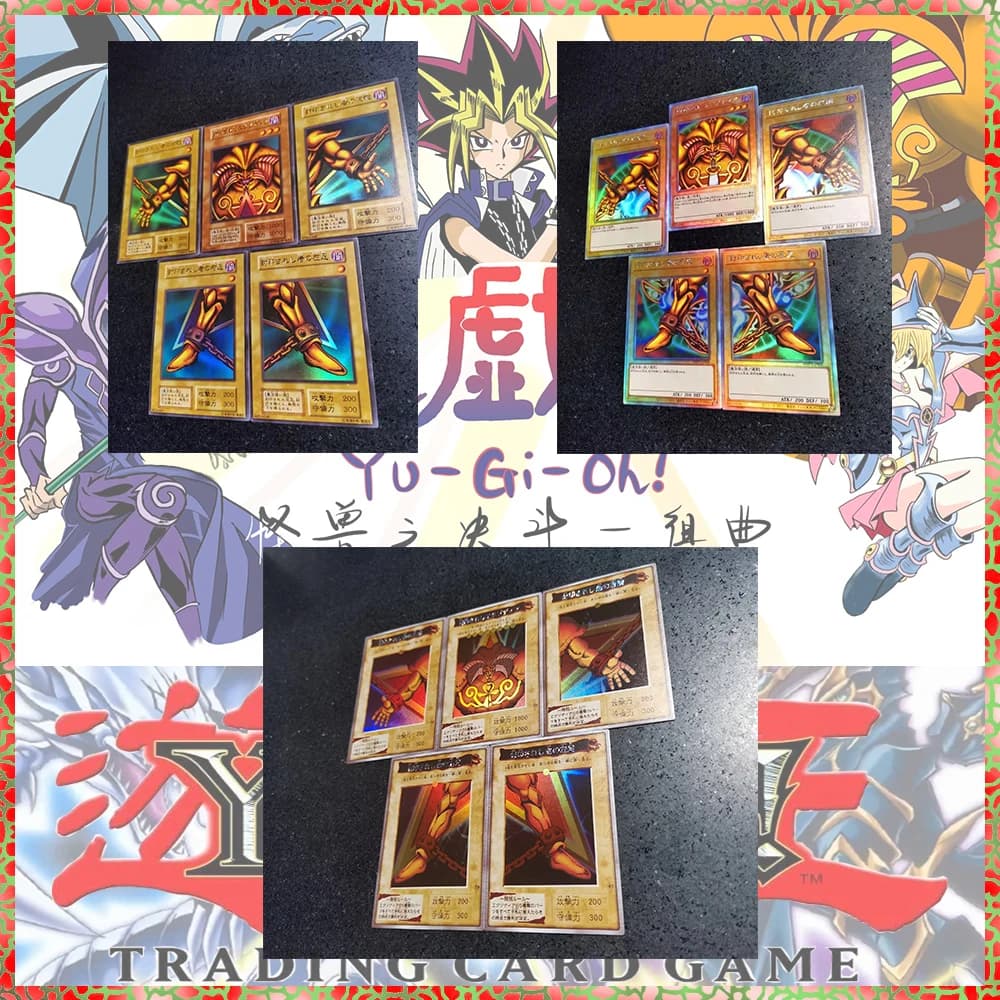Collectibles Card DIY ACG Yu-Gi-Oh! Japanese Anime Games Festivals Birthday Gifts Exodia Palladium Oracle Black Luster Soldier