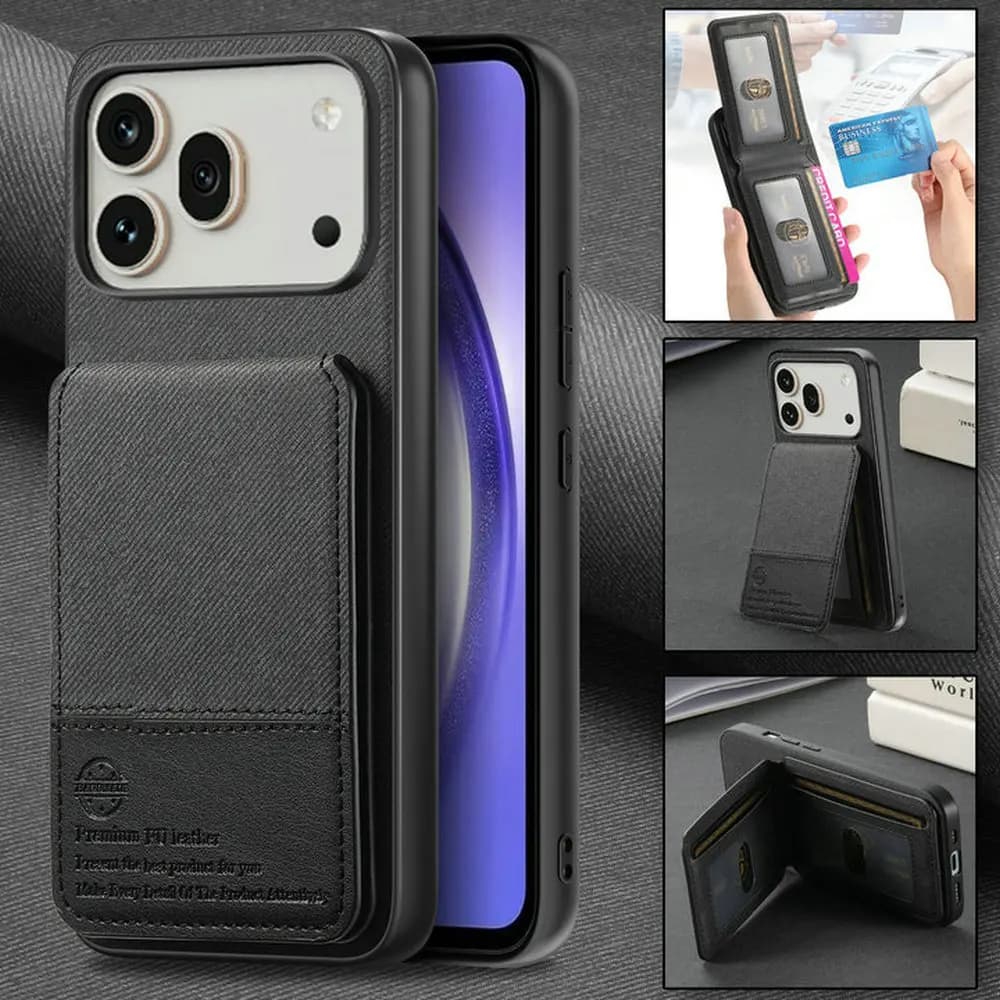 Custodia di Lusso per Huawei Honor 600 Pro 5G con Blocco RFID, Cover Posteriore in Pelle con Porta Carte e Supporto per Honor 600 600Pro Funda