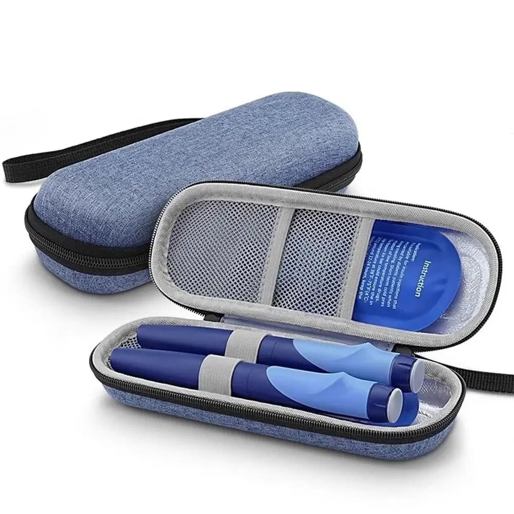 Borsa Termica Durevole in EVA per Insulina, Impermeabile, Isolante Termico, per Penne e Conservazione a Freddo per Diabetici